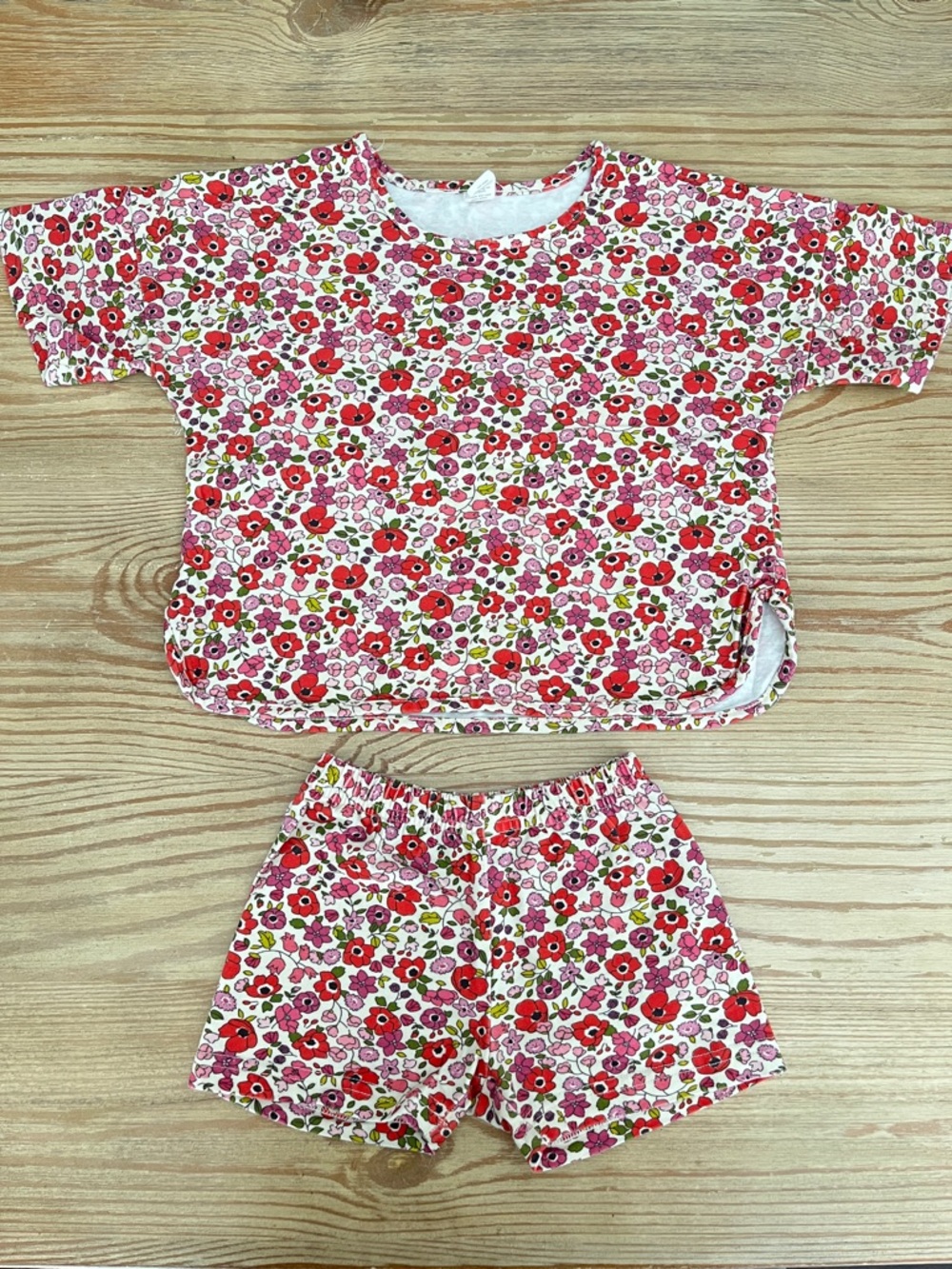 Alice + Ames Set, Red and Pink Floral